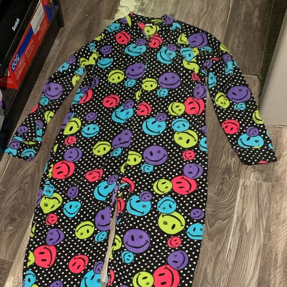 JOE BOXER onesie pajamas size medium with grippy feet - Picture 3 of 9